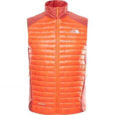 Chaleco The North Face Verto Prima Hombre Naranjas / Rojas - Chile HDV107893
